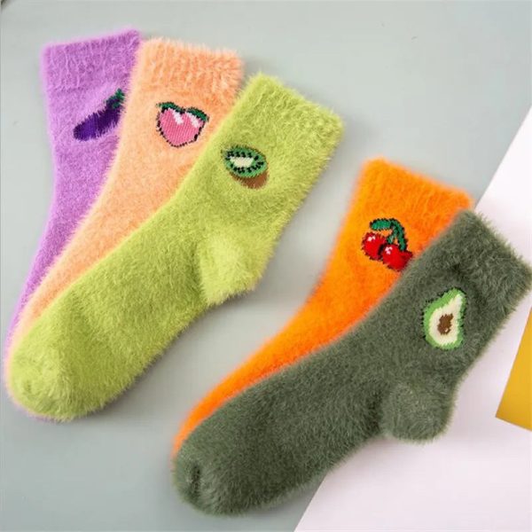 Chaussettes Fruits colorées