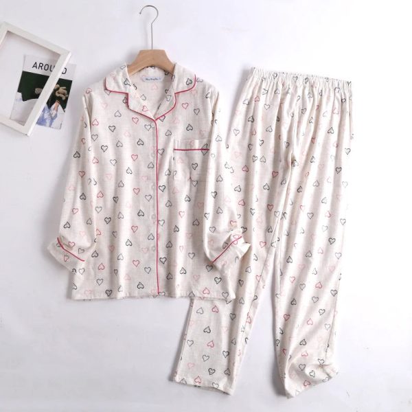 Pyjama Motif Coeur
