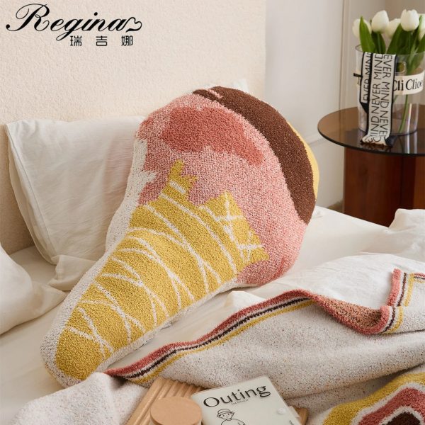coussin design glace