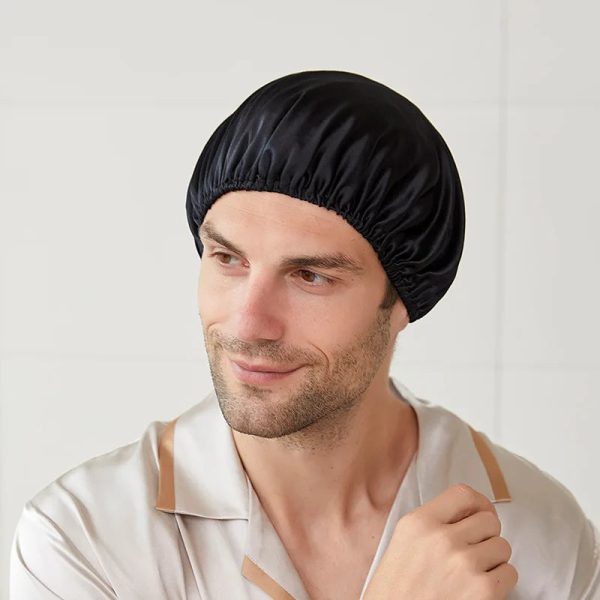 bonnet de nuit en soie mixte