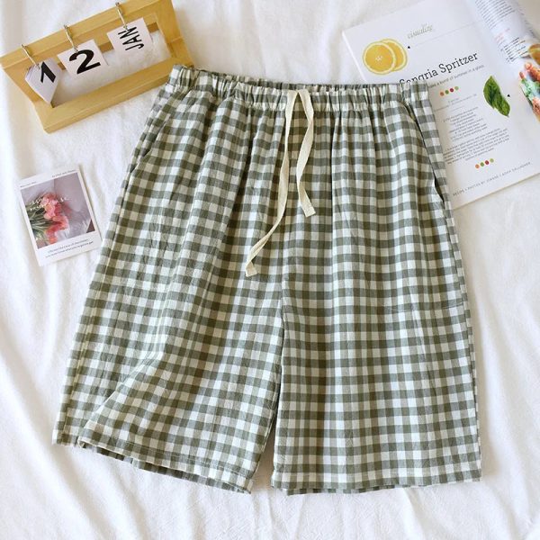 short vichy pyjama homme