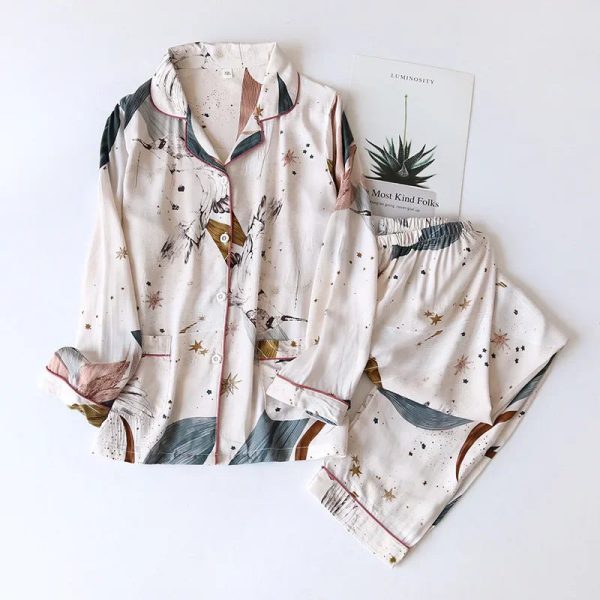 pyjama en viscose ciel étoilé