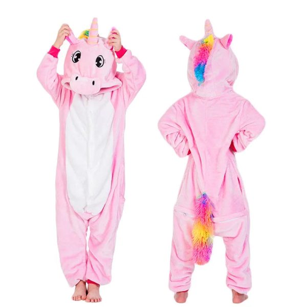 Kigurumi Fille Rose et Blanc